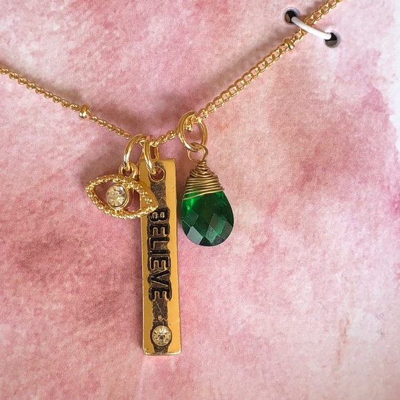 NWT JESSICA SIMPSON CHARM NECKLACE! - Picture 2 of 9